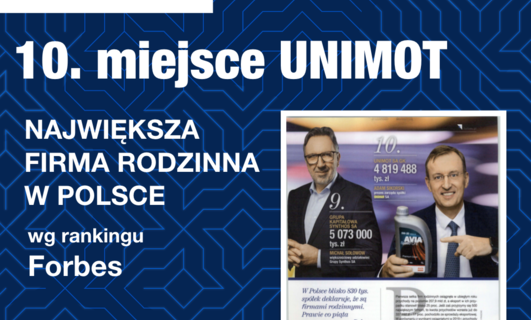 Unimot na 10. miejscu firm rodzinnych w Polsce